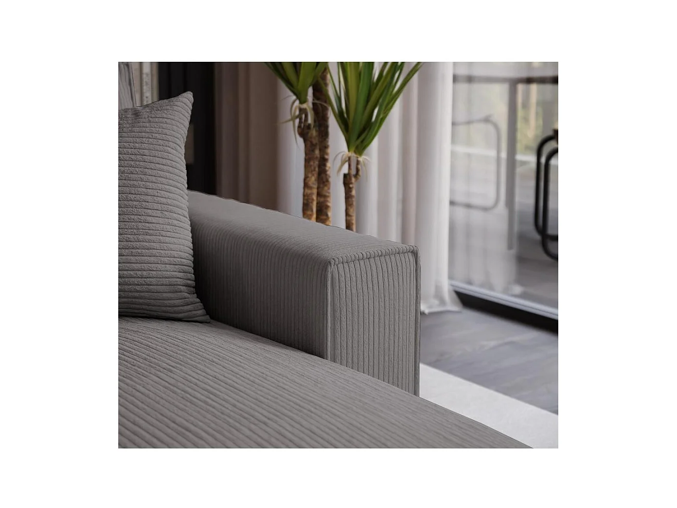 ECKSOFA Parys L grau