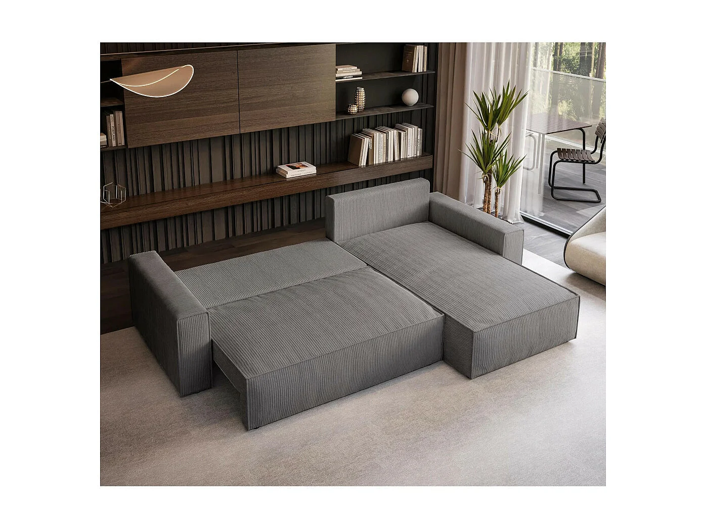 ECKSOFA Parys L grau