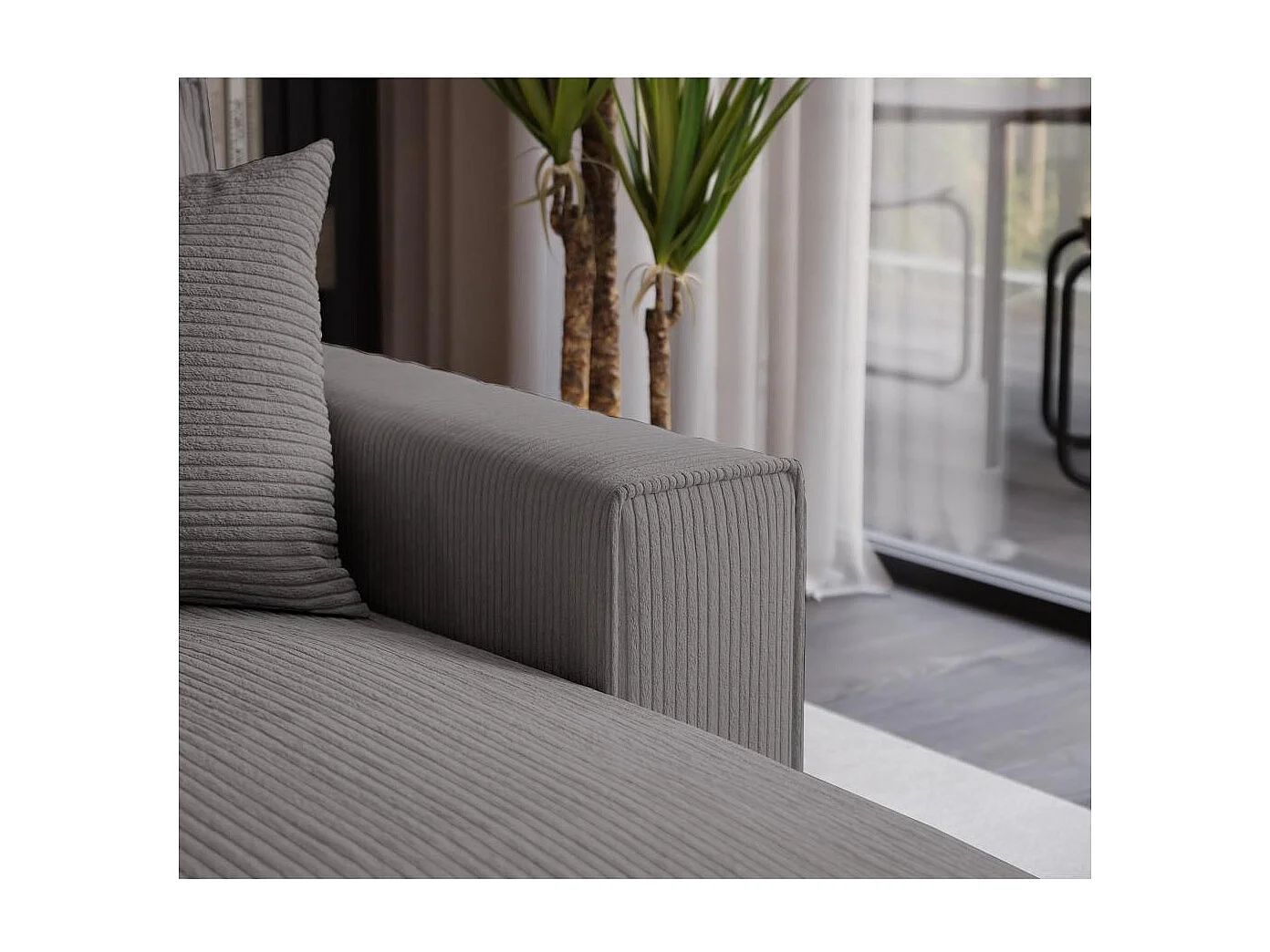 ECKSOFA Parys L grau