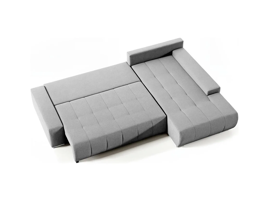 ECKSOFA Draco L hellgrau rechts