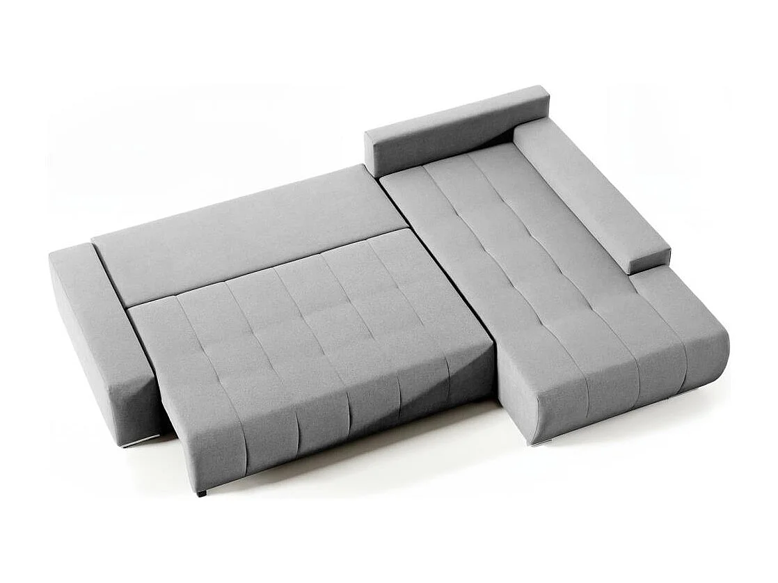 ECKSOFA Draco L hellgrau rechts