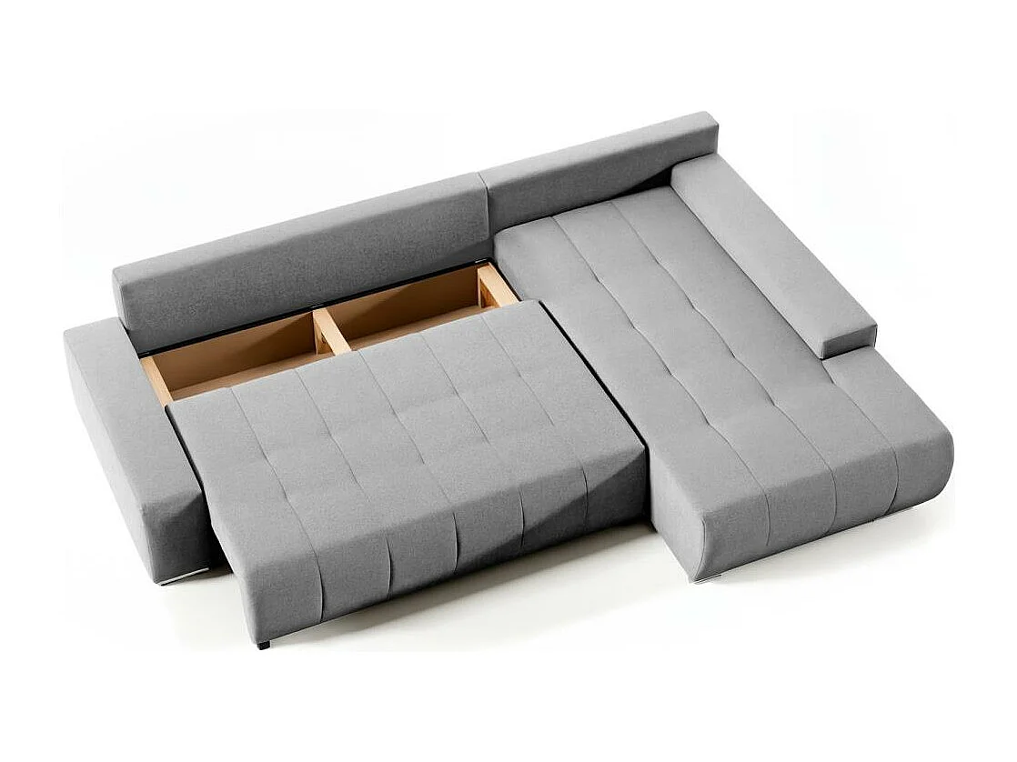 ECKSOFA Draco L hellgrau rechts