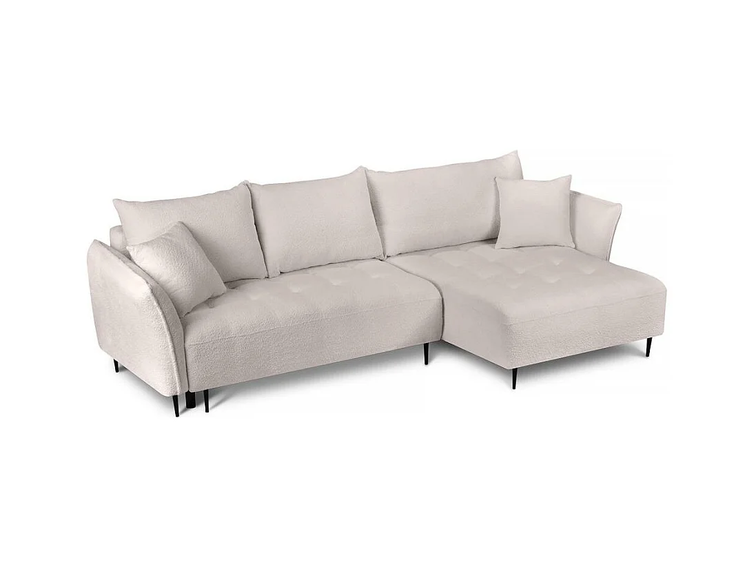 ECKSCHLAFSOFA Bari rechts rosa