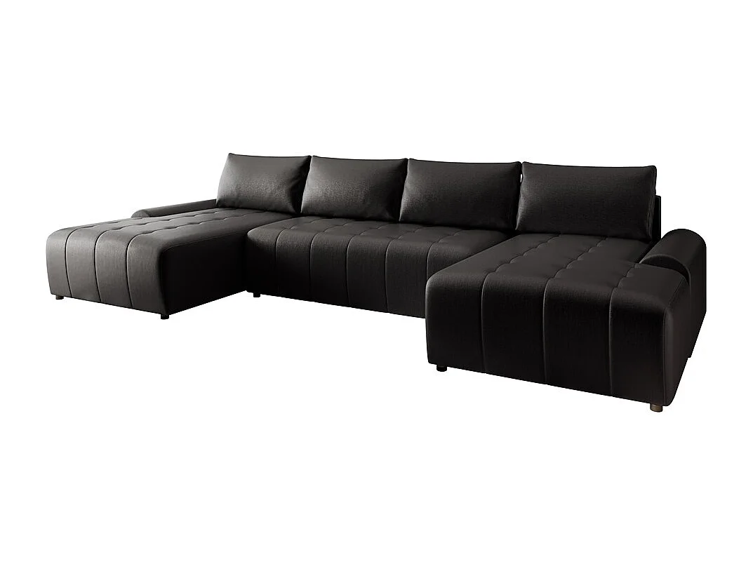 WOHNLANDSCHAFT Costa U Schwarz