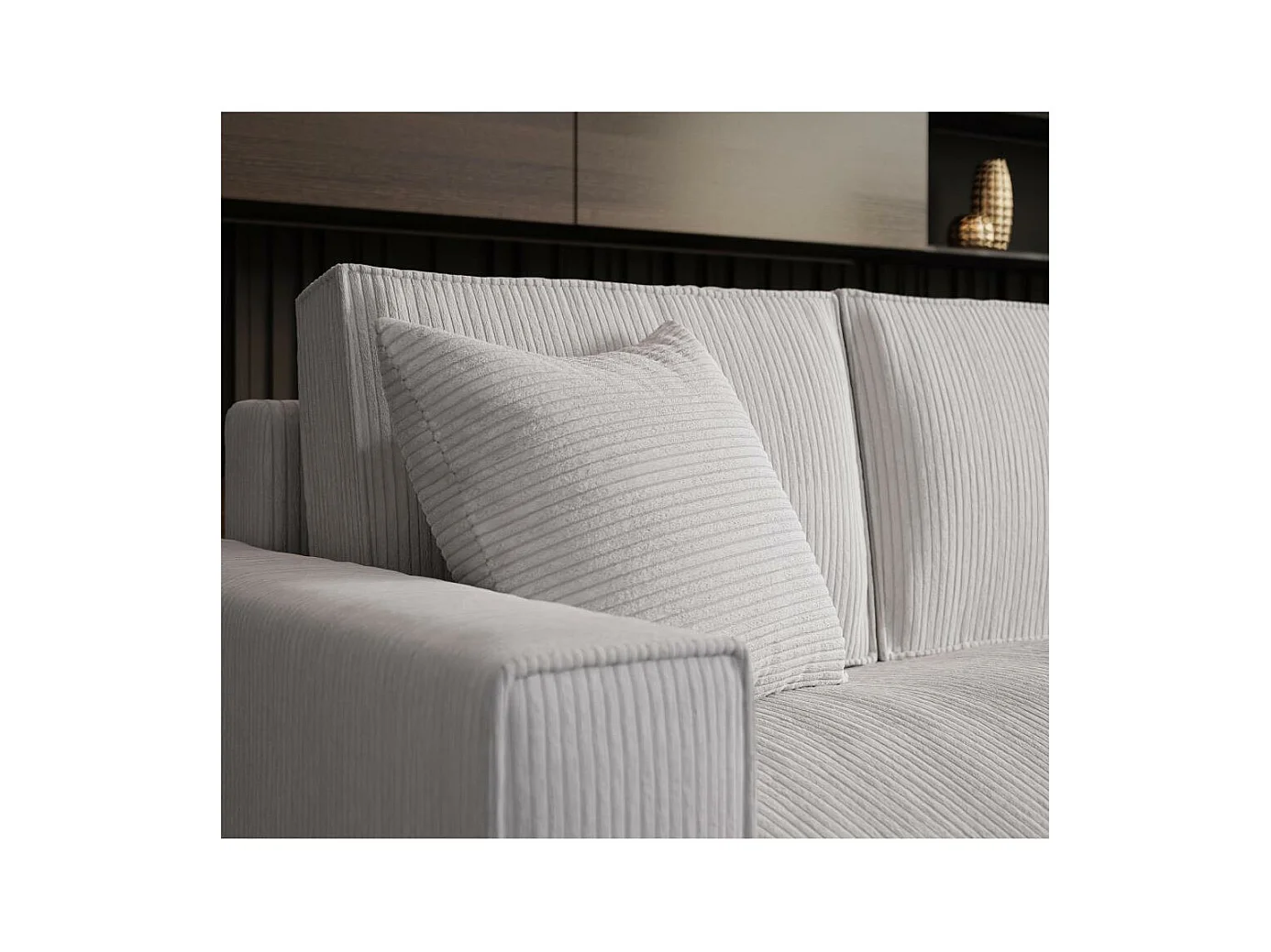 Hoekbank Parys L lichtgrijs