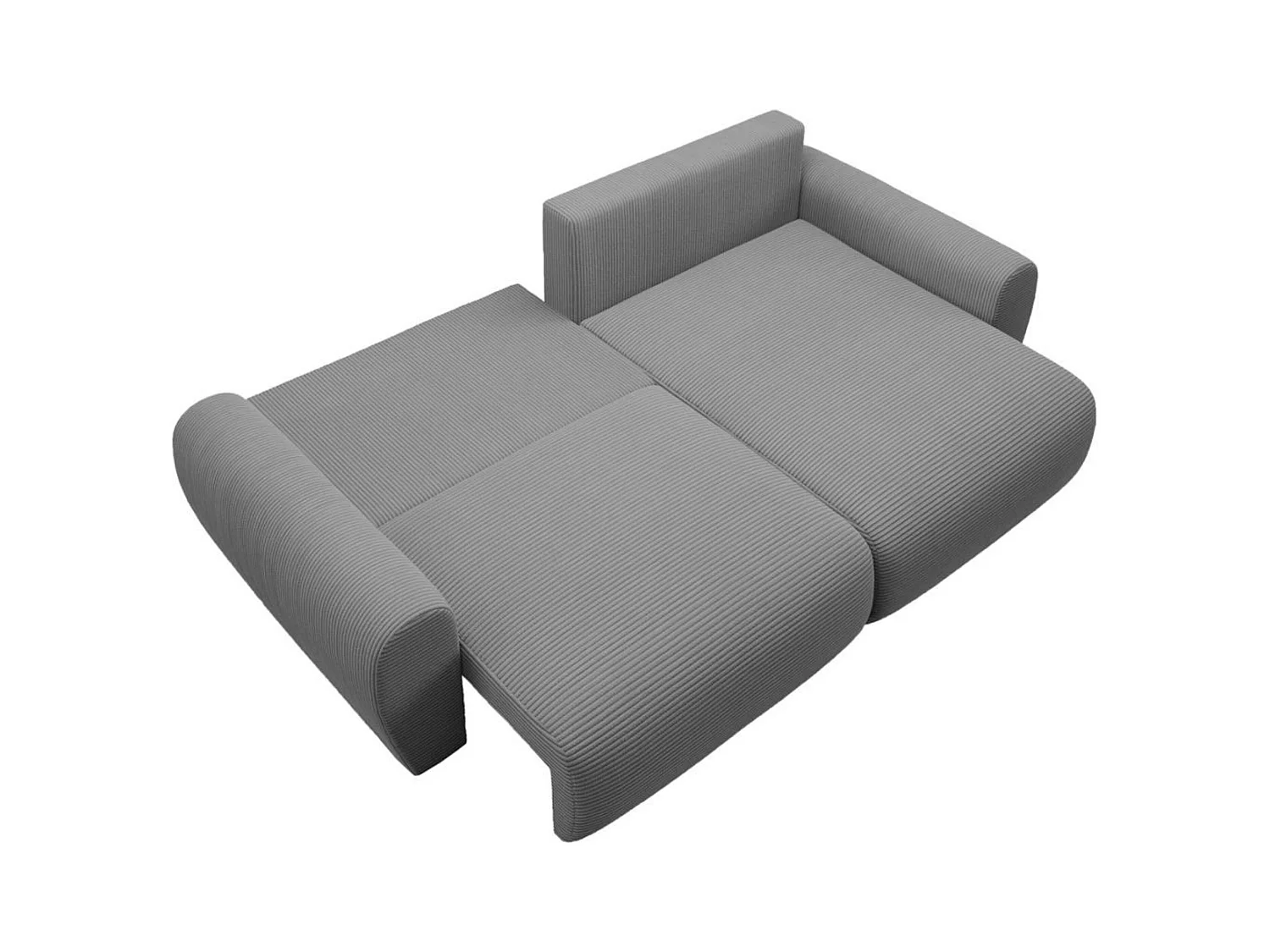 ECKSCHLAFSOFA Poss L grau rechts