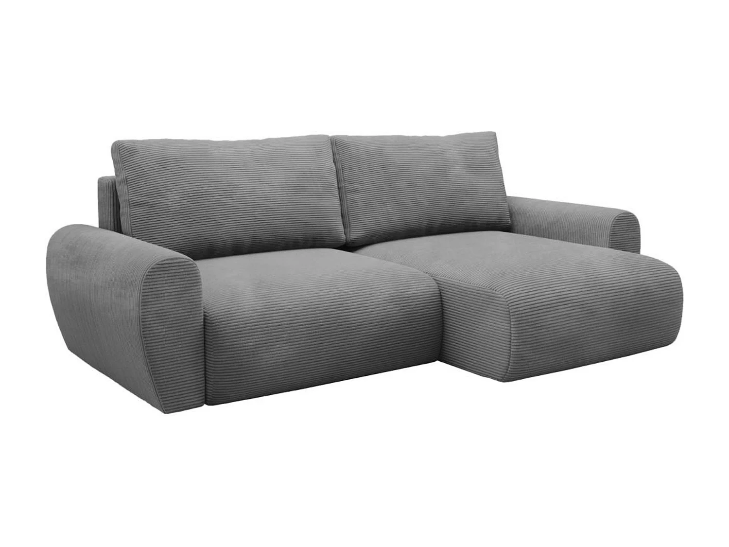 ECKSCHLAFSOFA Poss L grau rechts