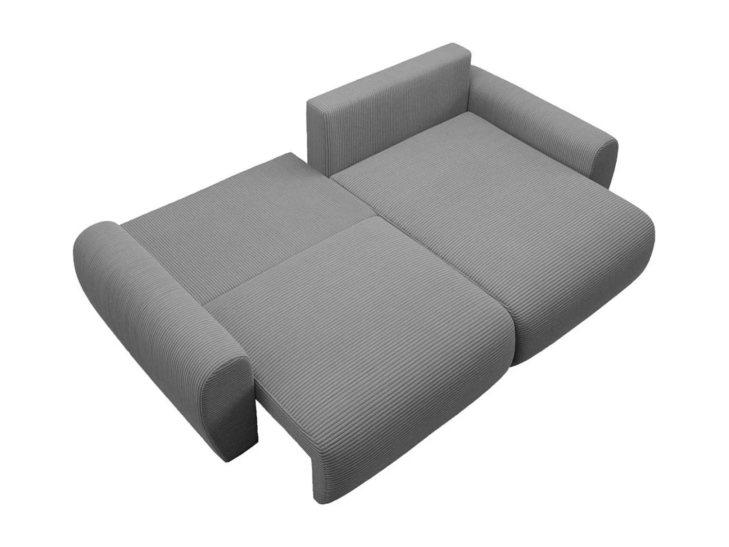 ECKSCHLAFSOFA Poss L grau rechts