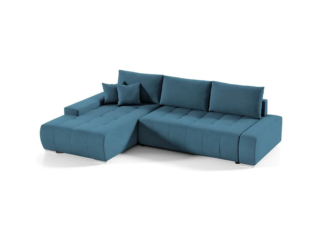 ECKSOFA Draco L bleu gauche