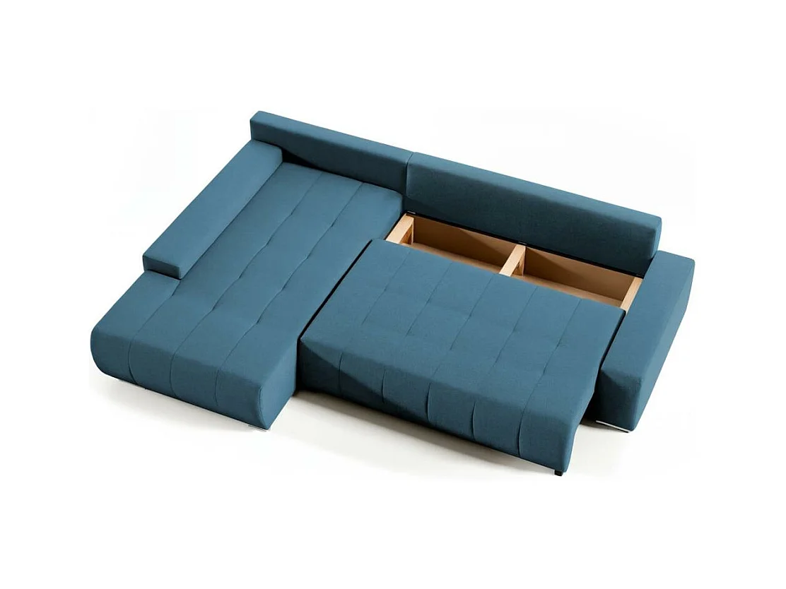 ECKSOFA Draco L bleu gauche