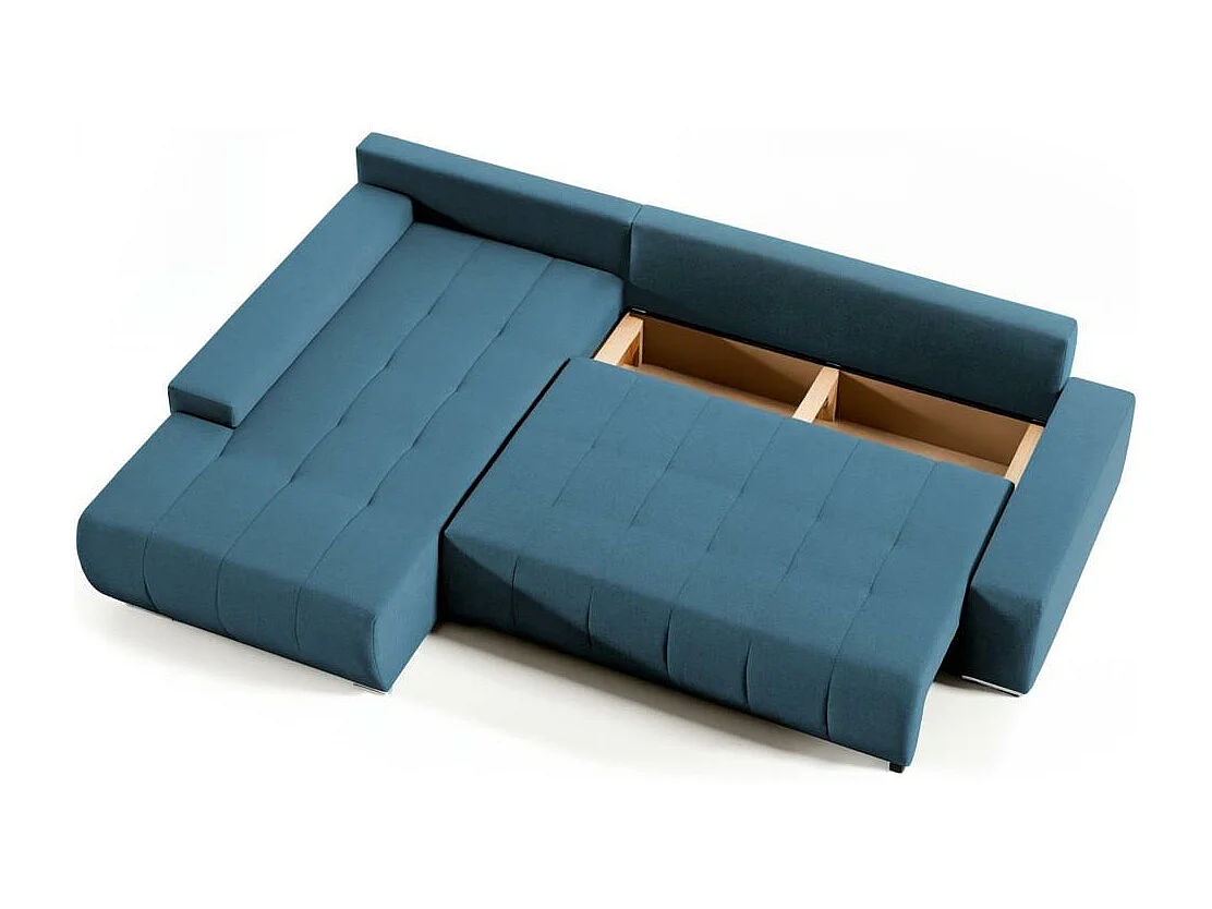 ECKSOFA Draco L bleu gauche
