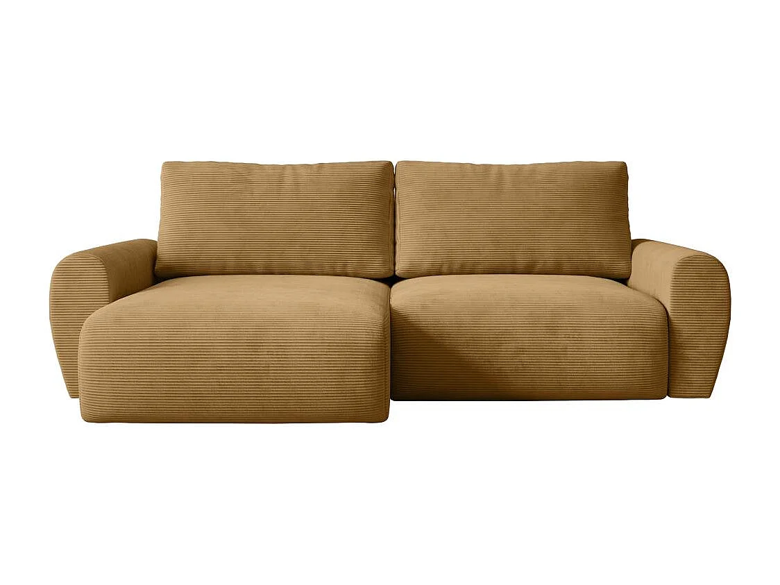 Canapé-lit ECKSCHLAFSOFA Poss L jaune gauche