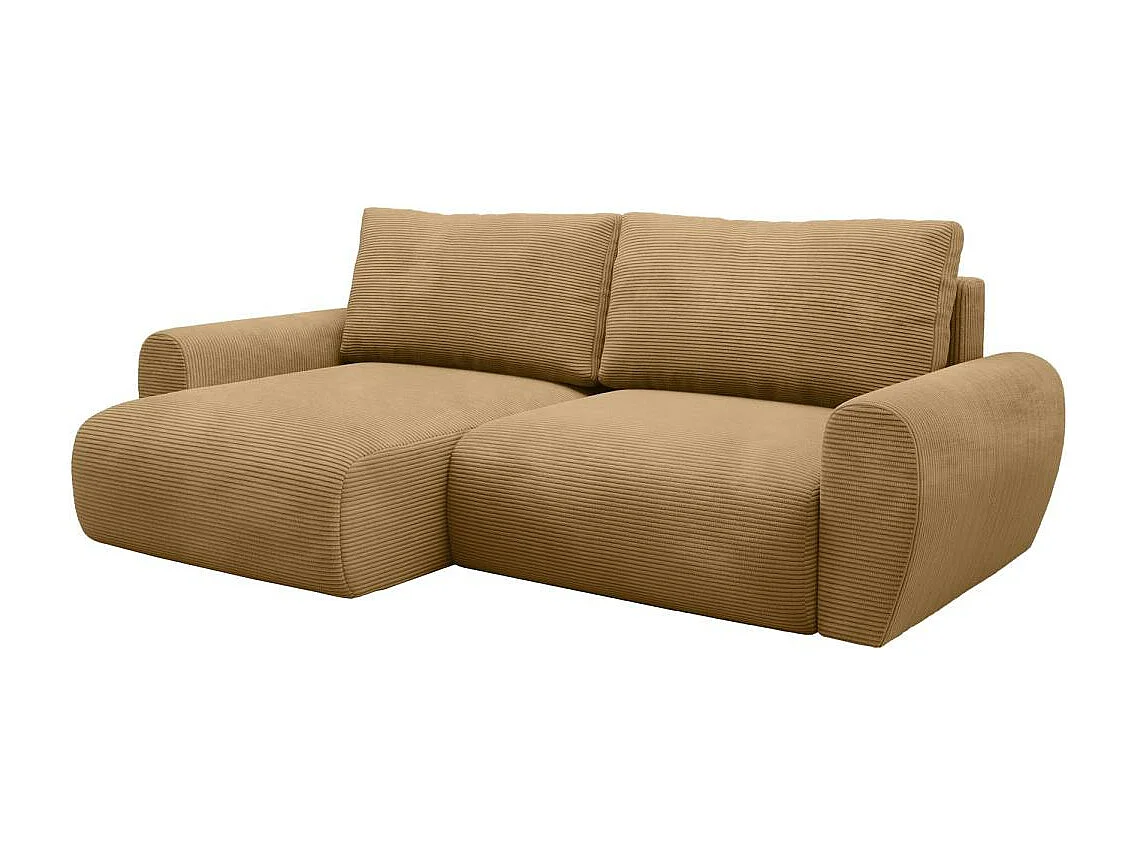 Canapé-lit ECKSCHLAFSOFA Poss L jaune gauche