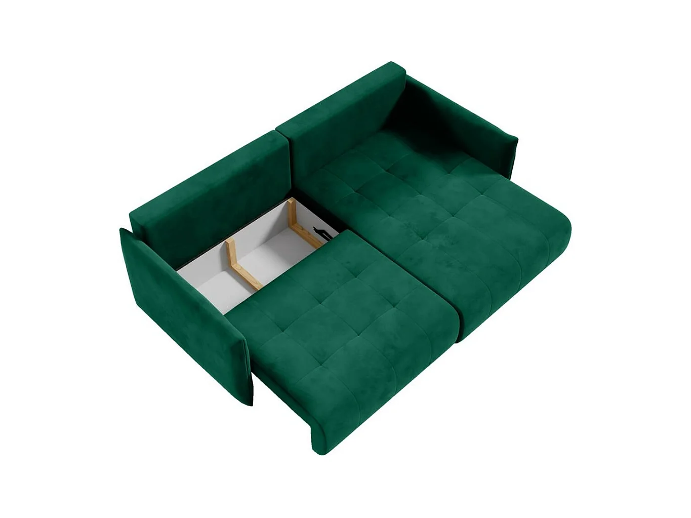 ECKSCHLAFSOFA Henry Mini grün