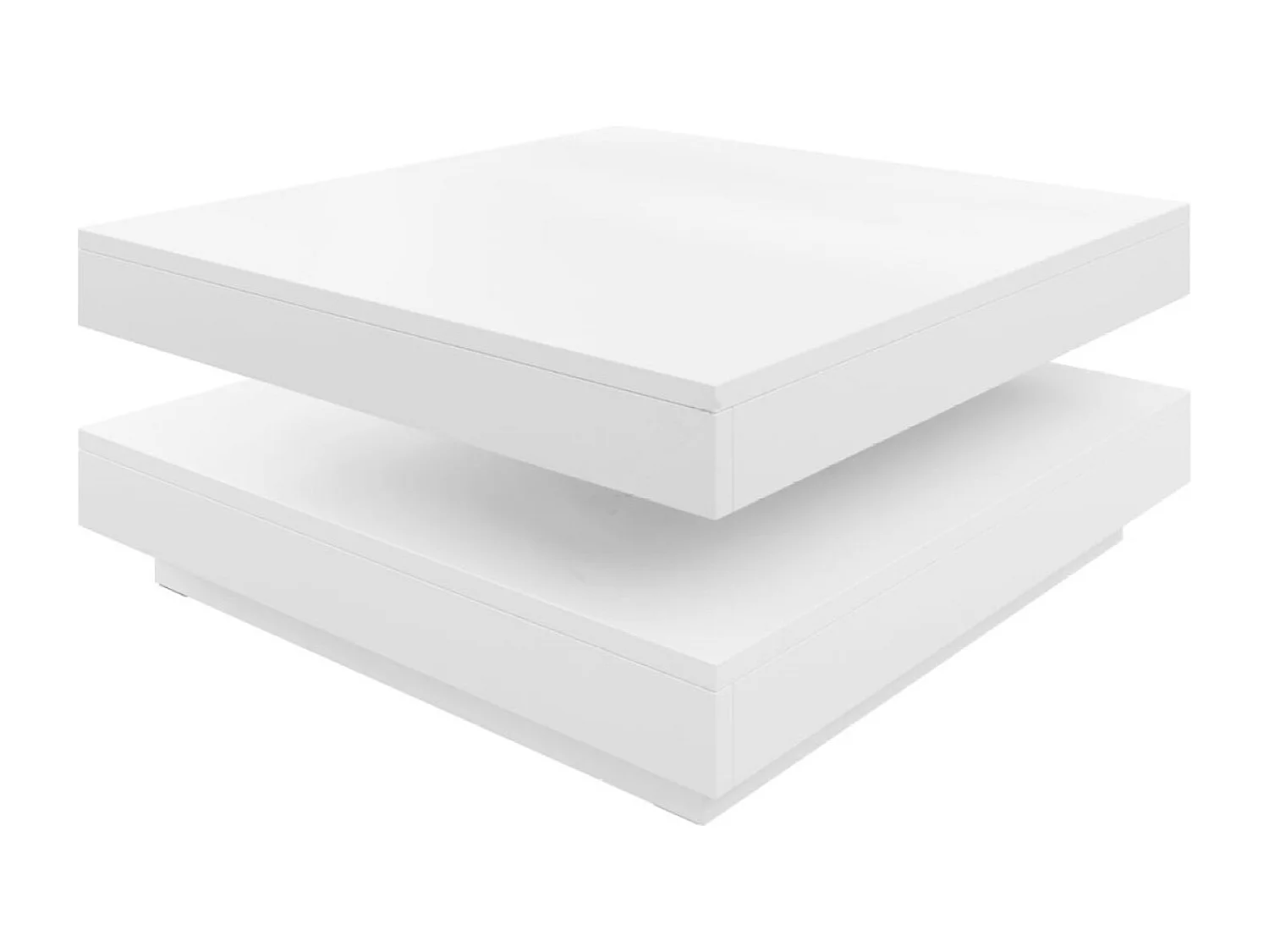 Table basse - aggloméré - blanc - LORIA