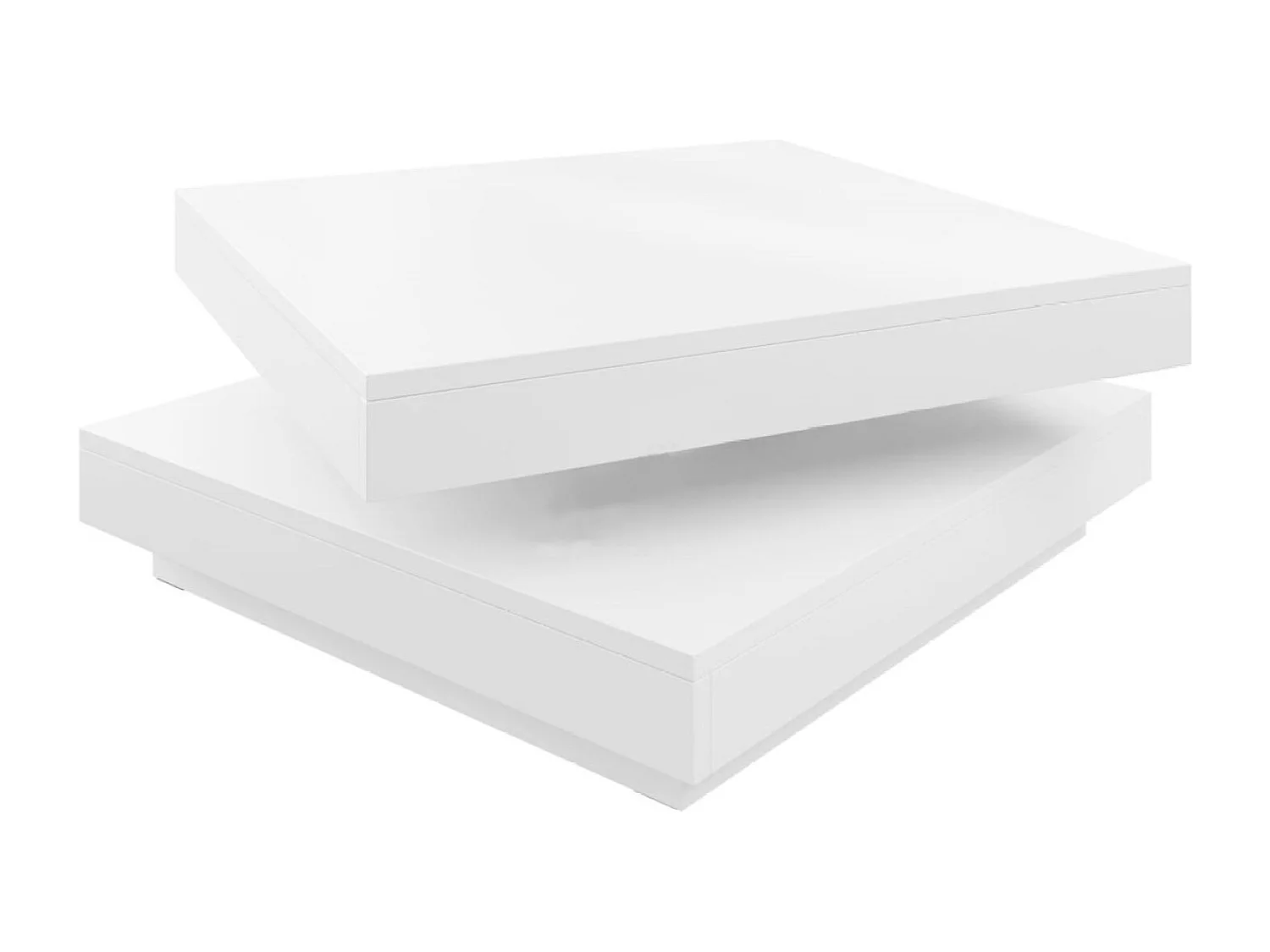 Table basse - aggloméré - blanc - LORIA