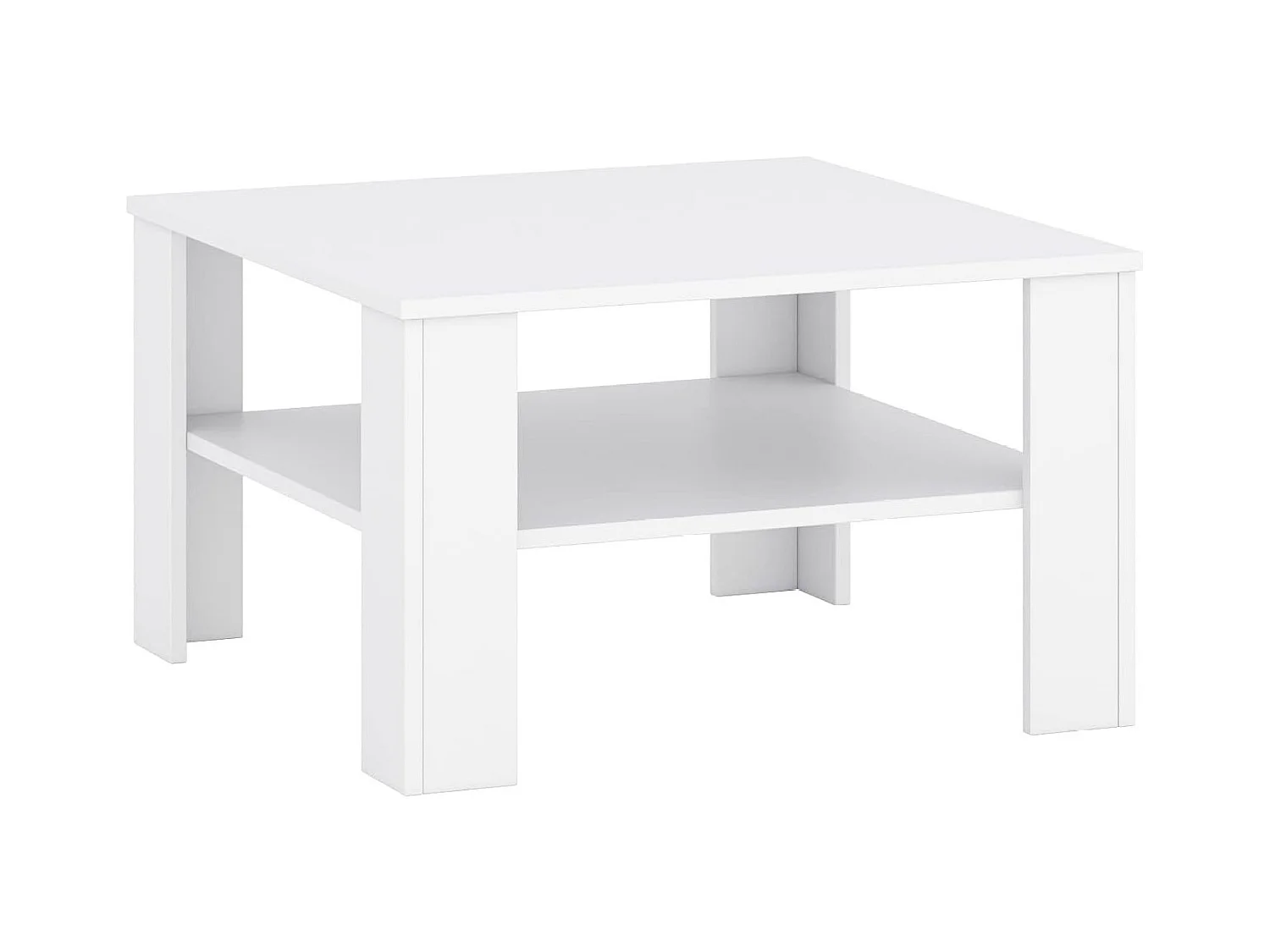 Stolik kawowy - płyta wiórowa - biały - ENVIRO