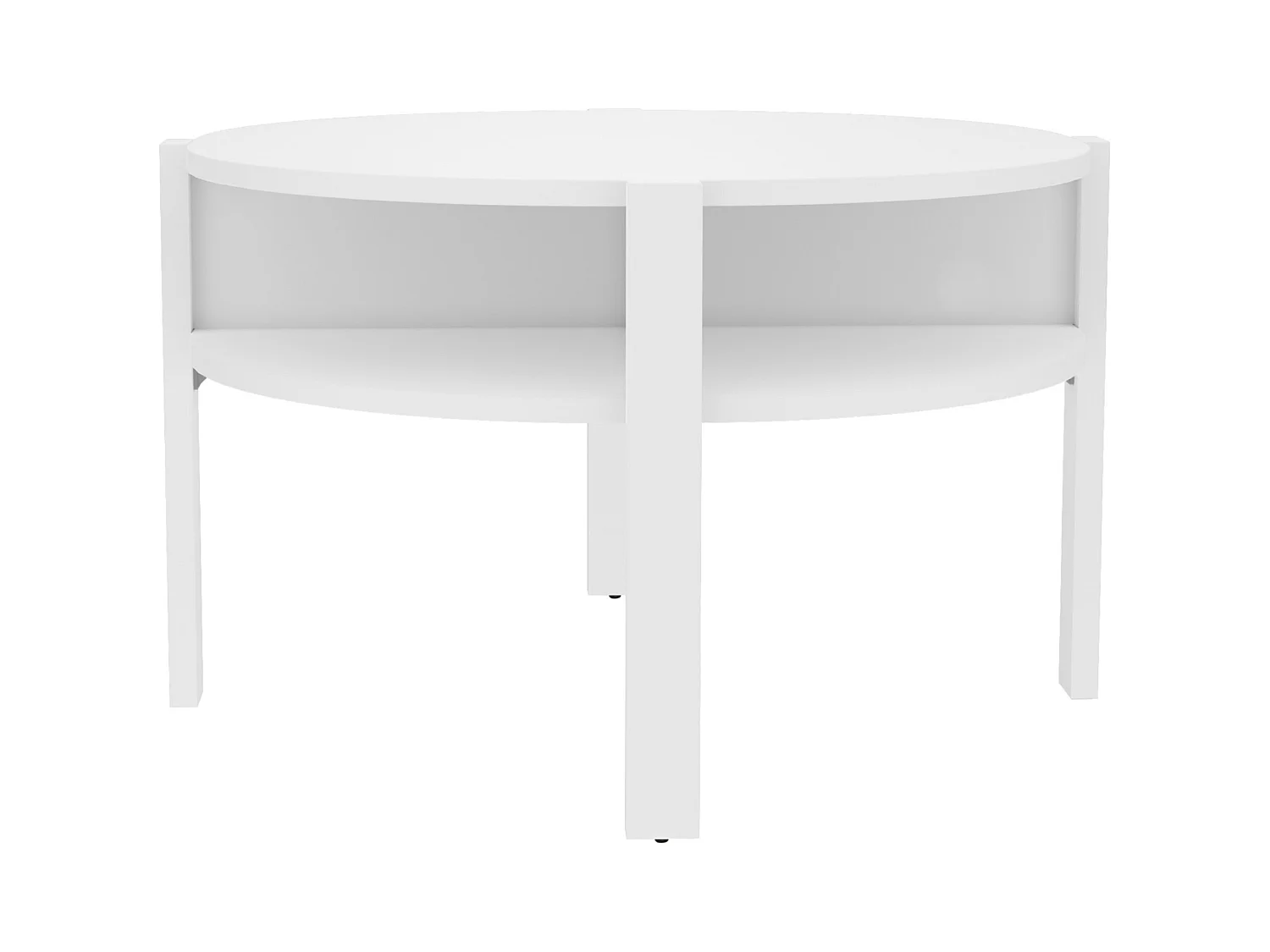 Table basse - aggloméré - blanc - TOBAGO