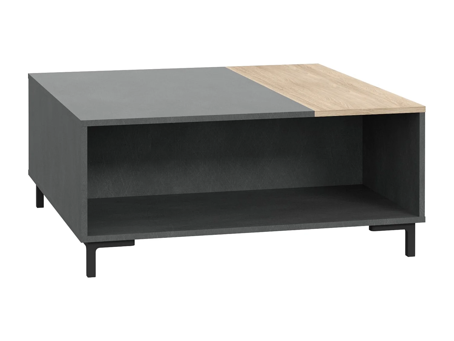 Salontafel - MDF - Sonoma & Cement - GALACTIQUE