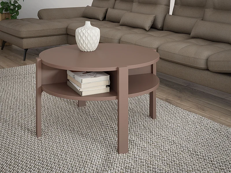 Salontafel - spaanplaat - terracotta - TOBAGO