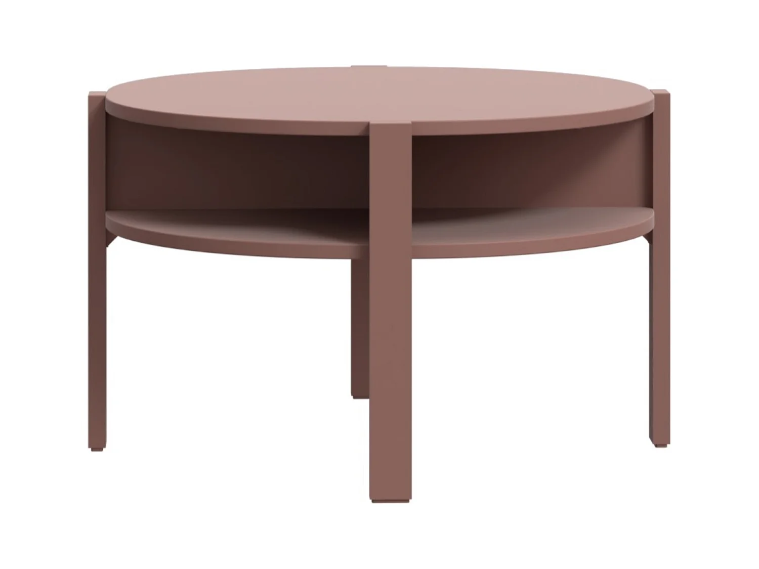 Tavolino - truciolare - terracotta - TOBAGO