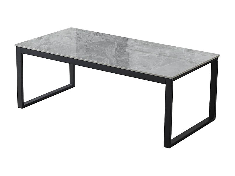 Couchtisch - Keramik - HG grau - SHANER