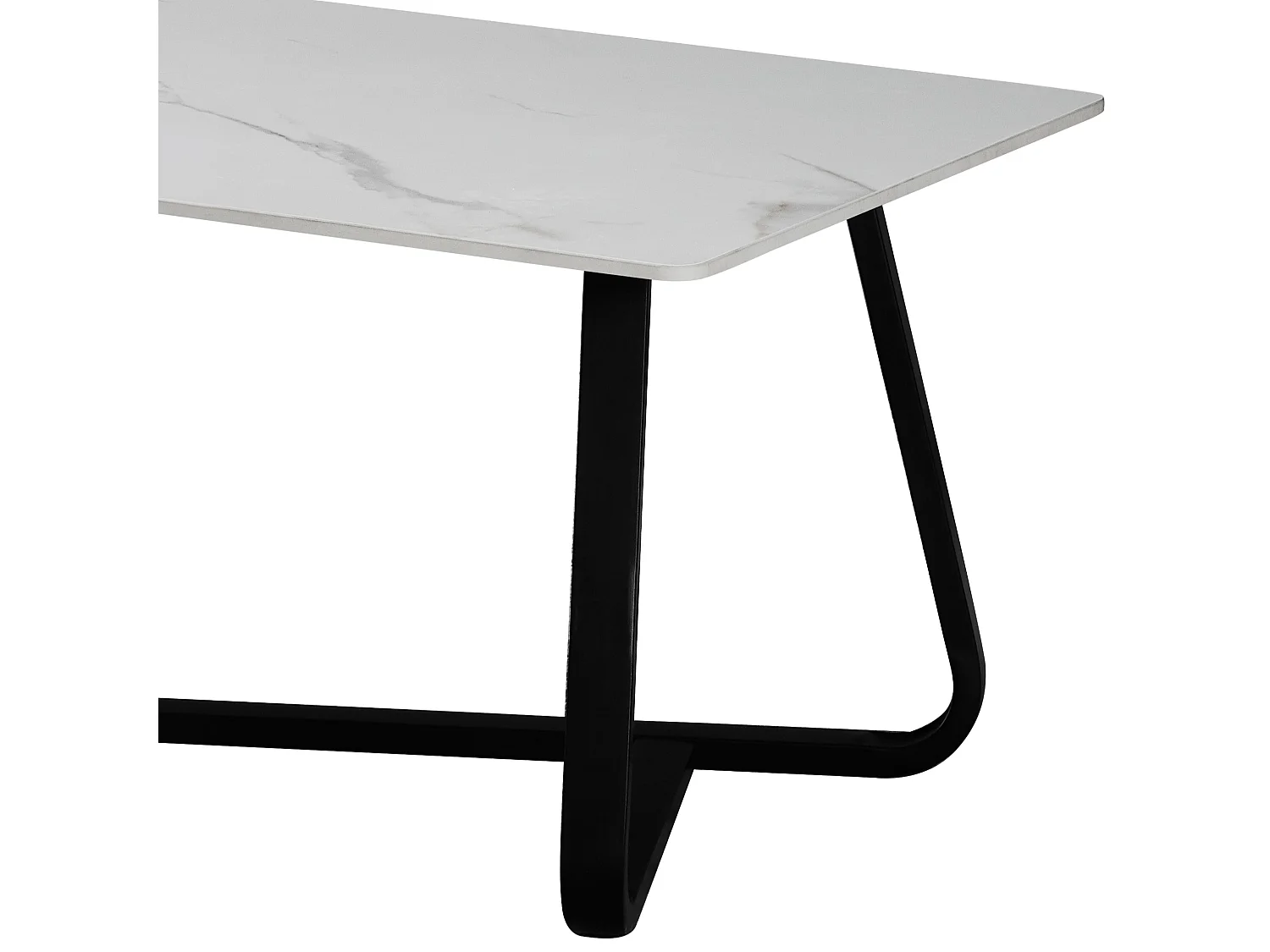 Tavolino - Ceramica - bianco'oro - SORAL