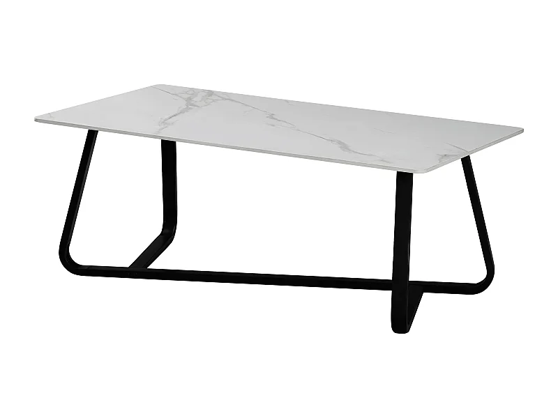 Tavolino - Ceramica - bianco'oro - SORAL