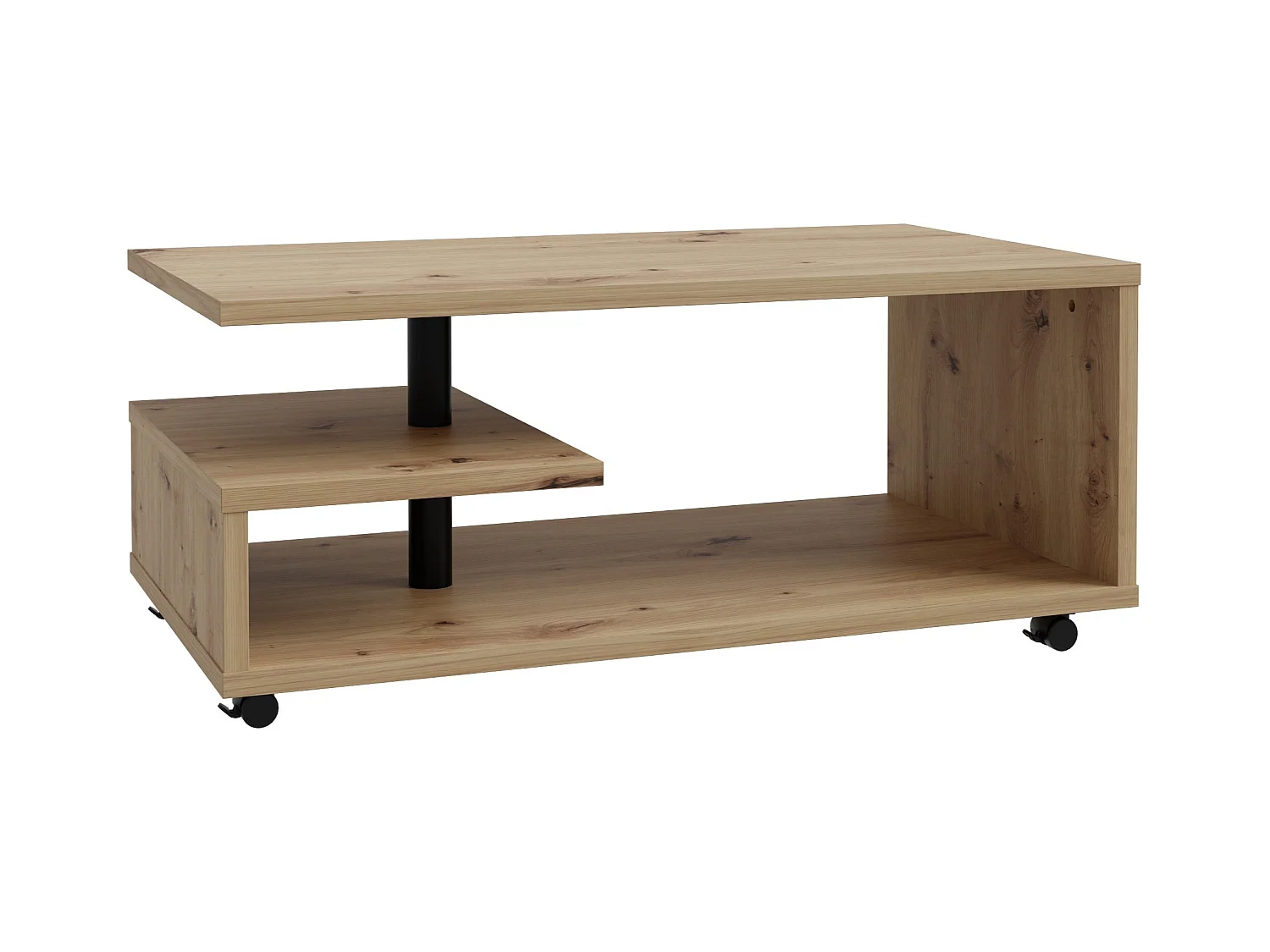 Table basse - MDF - Chêne - BAILEY