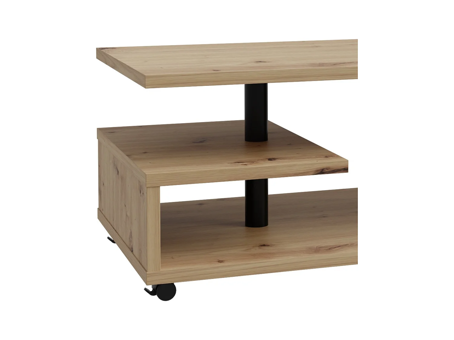 Table basse - MDF - Chêne - BAILEY