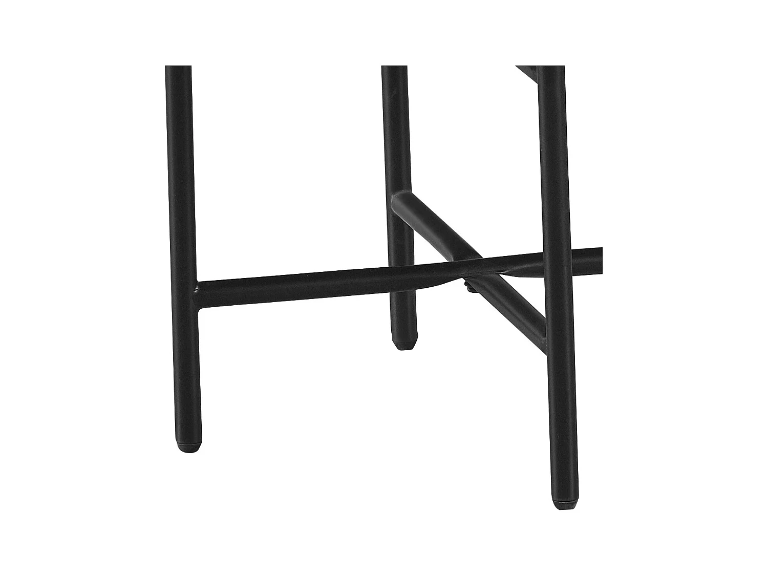 Stolik kawowy - MDF i metal - Brązowy - MAKINA