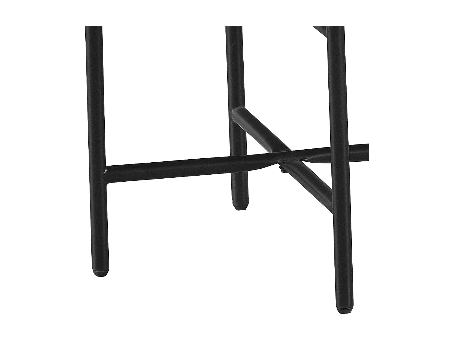 Table basse - MDF et métal - Marron - MAKINA