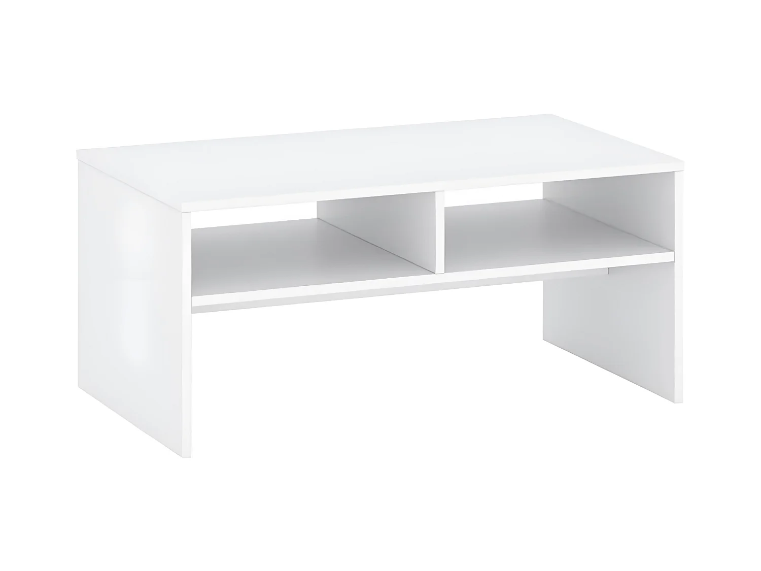 Table basse - aggloméré - blanc - ROVEN