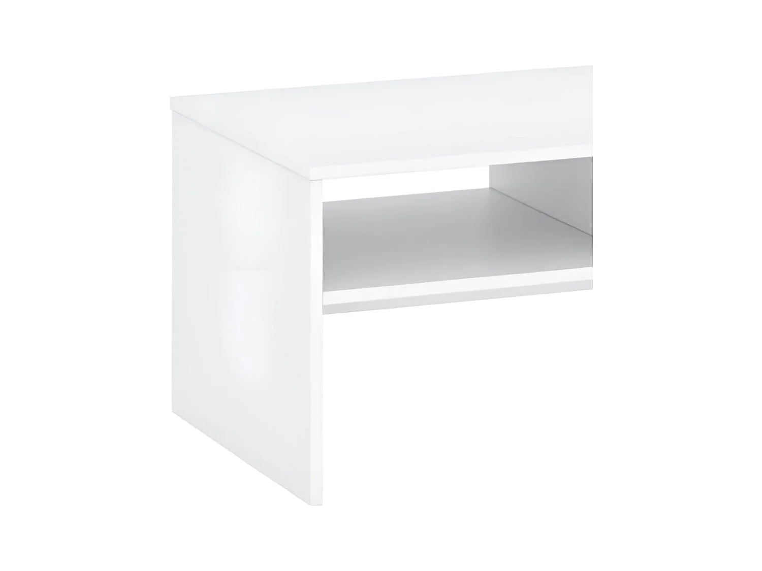 Table basse - aggloméré - blanc - ROVEN