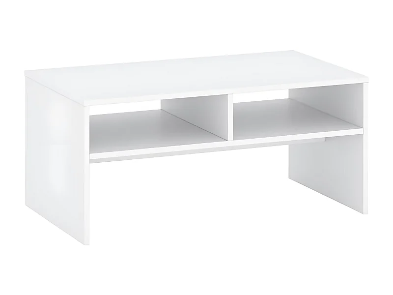 Stolik kawowy - płyta wiórowa - biały - ROVEN