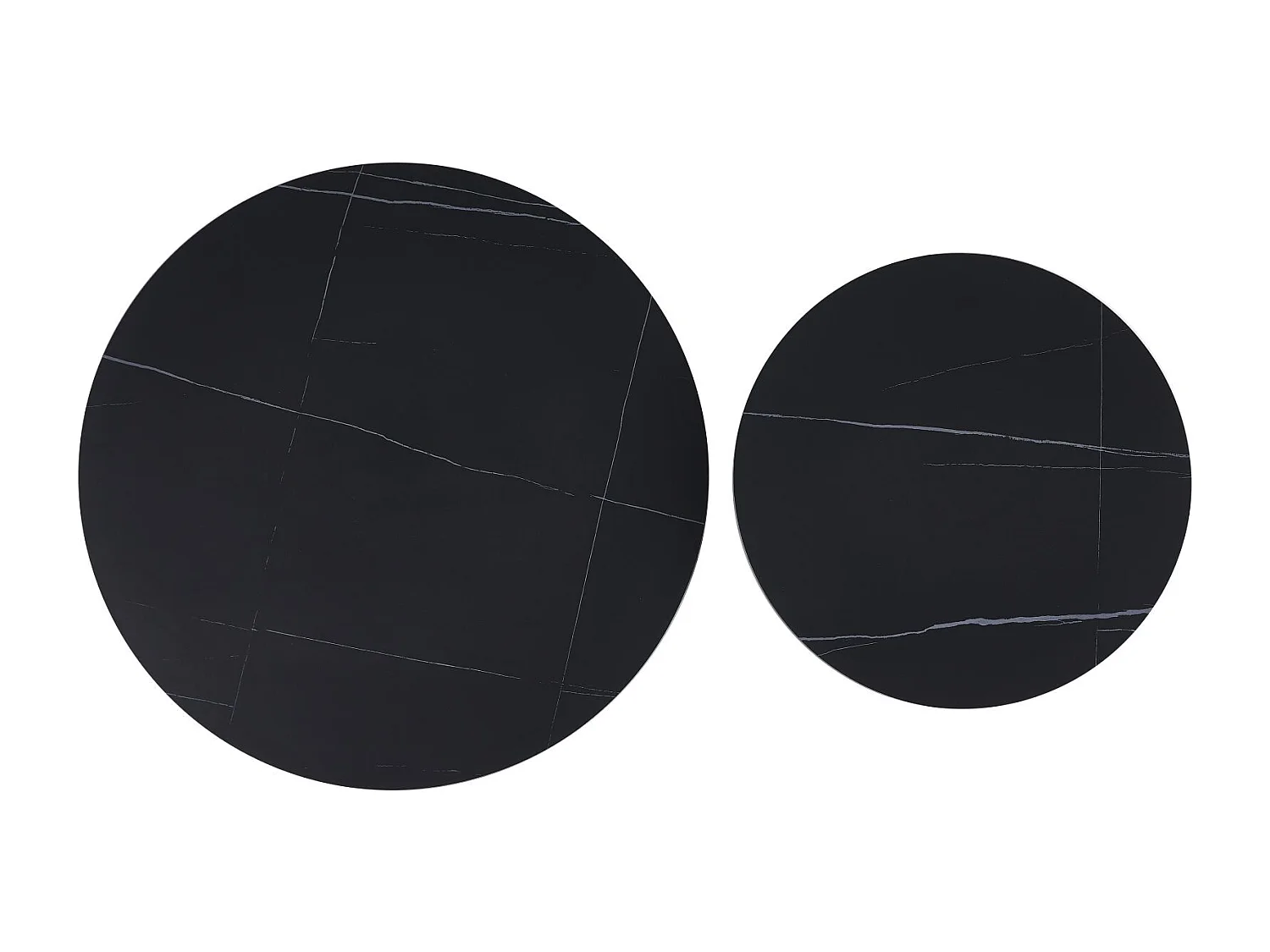 Table basse - céramique - noire - ARGOT 2x