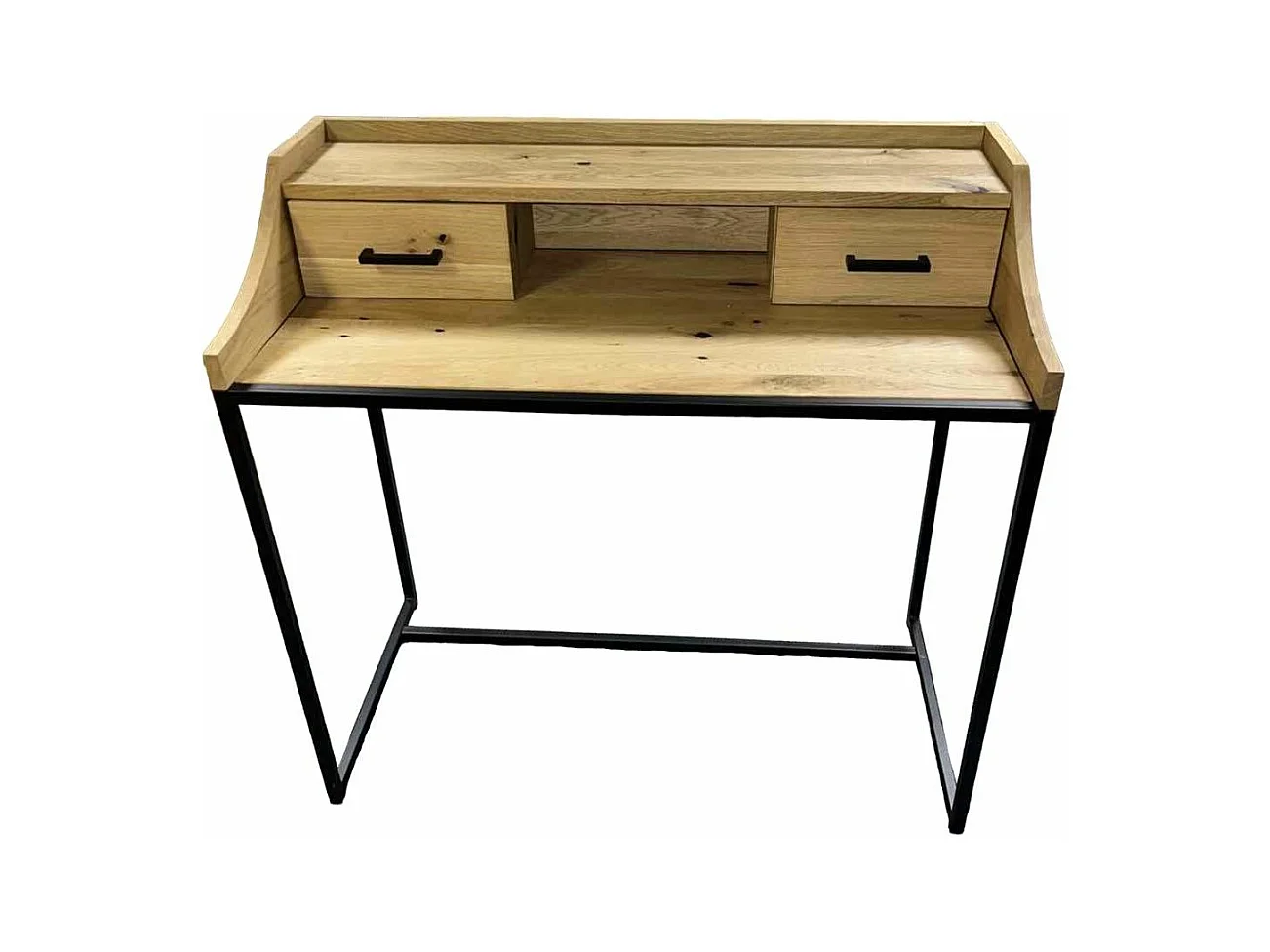 Bureau - 2 laden - massief eikenhout - BALTO