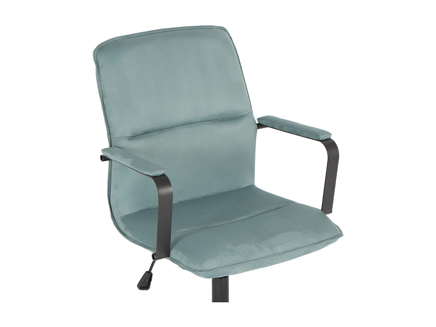 Bureaustoel - In hoogte verstelbaar en draaibaar - Suède - blauw - NICHOLS