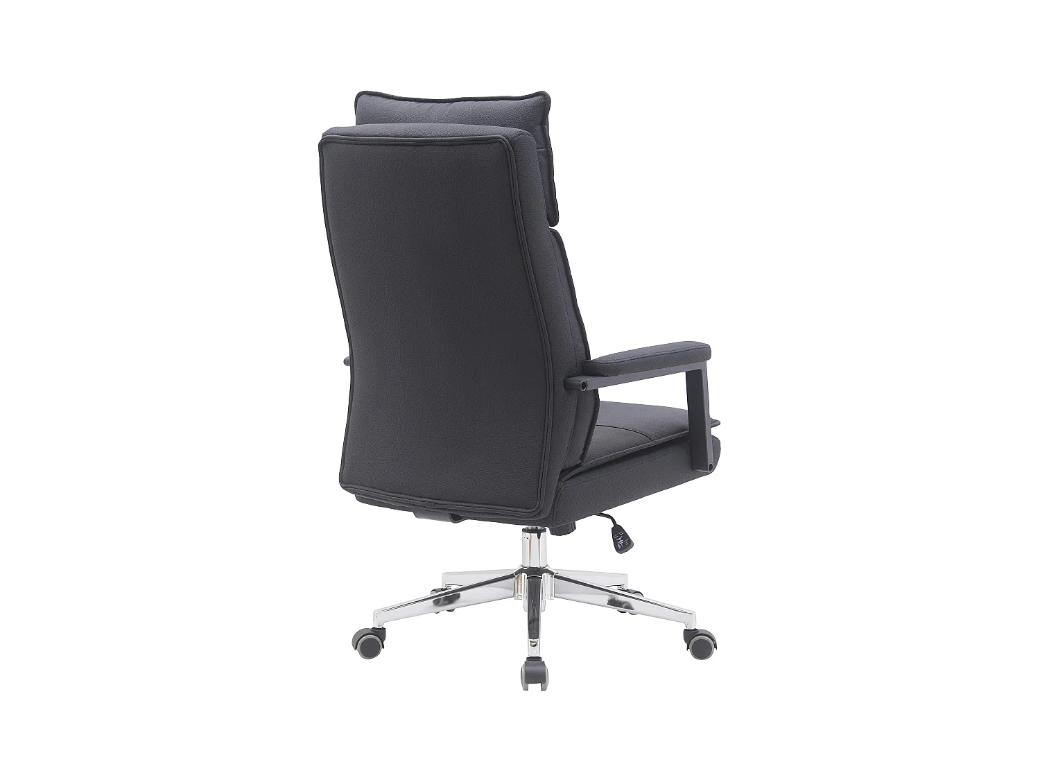 Bürostuhl - Drehbar und höhenverstellbar  - Kunstleder - schwarz - WILLYEM