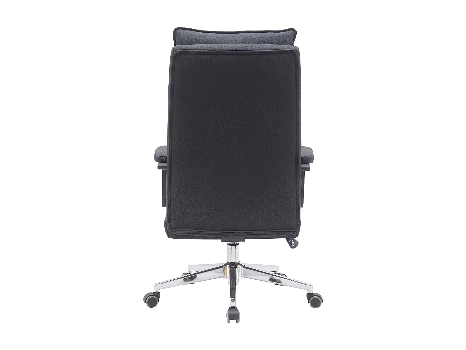 Bureaustoel - Draaibaar en in hoogte verstelbaar - Kunstleder - zwart - WILLYEM