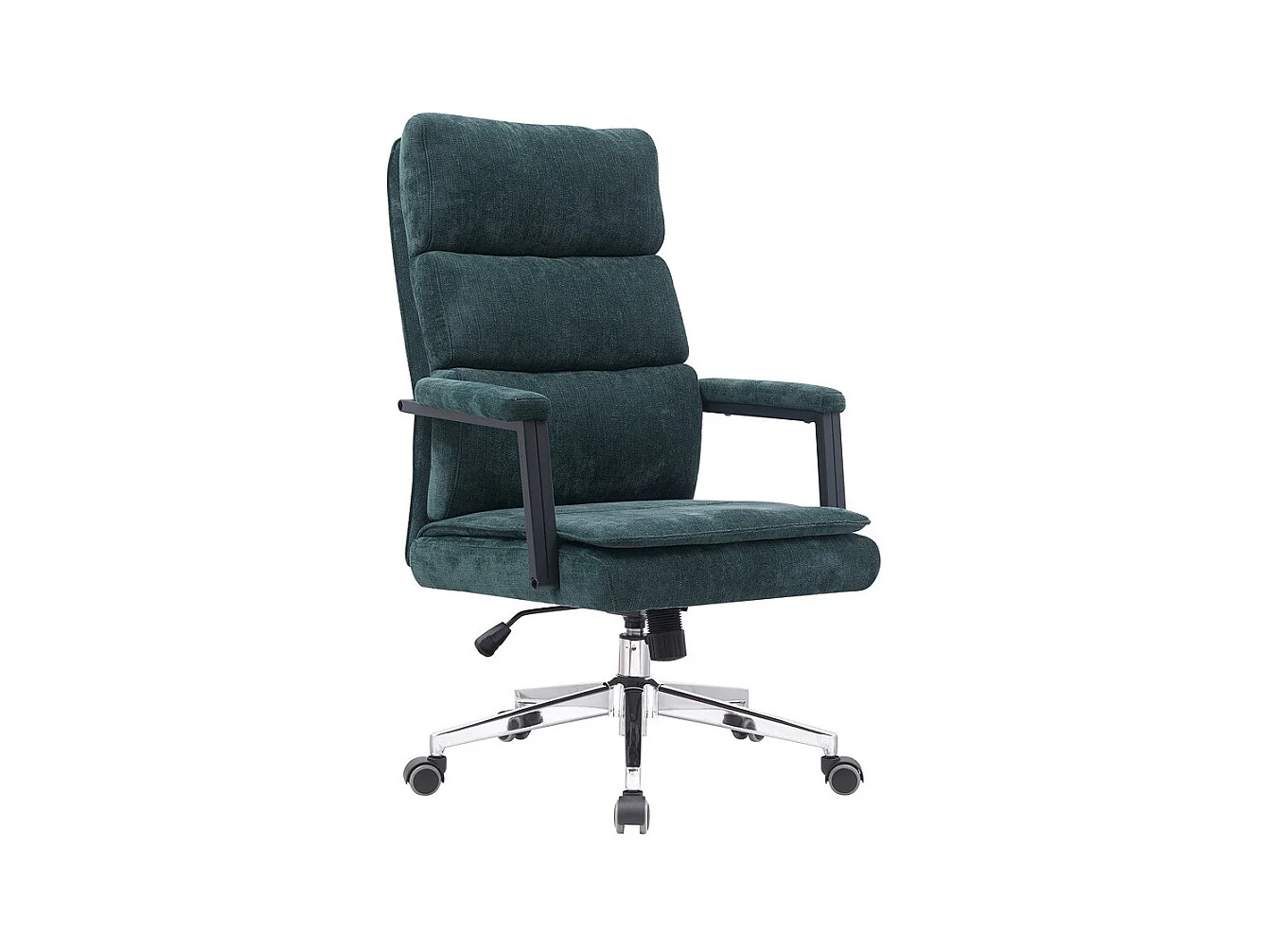 Bürostuhl - Drehbar und höhenverstellbar  - Stoff - grün - MLINAR