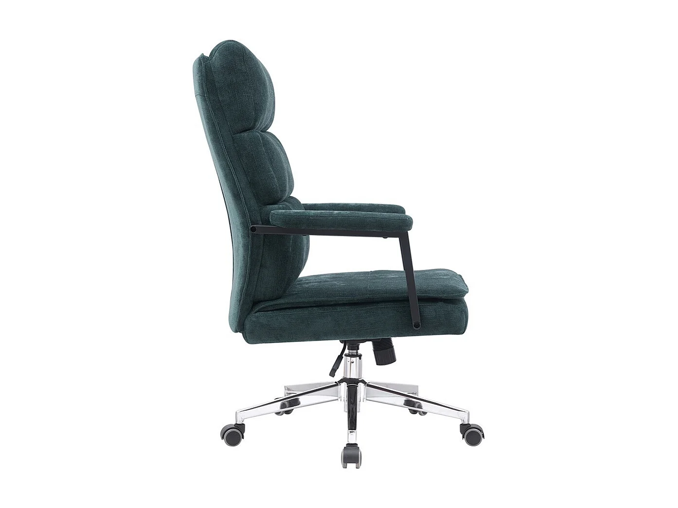 Bureaustoel - In hoogte verstelbaar en draaibaar - Stof - groen - MLINAR