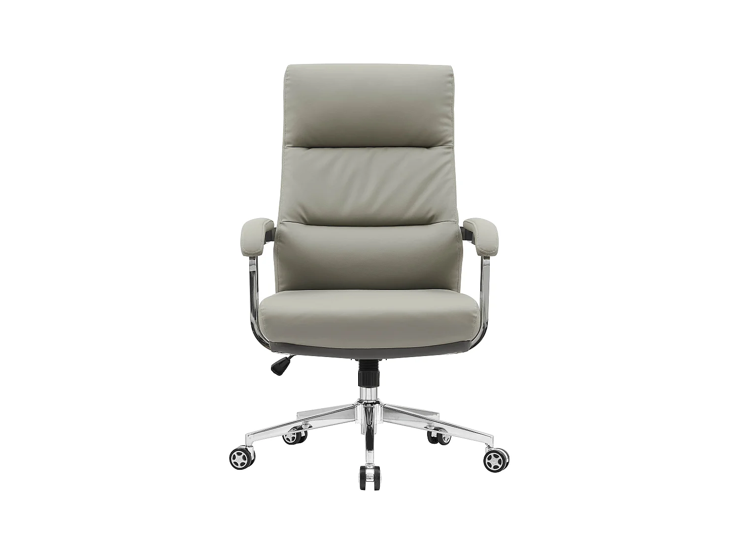 Bureaustoel - Draai- en hoogteverstelbaar - Kunstleder - Taupe - WESTER