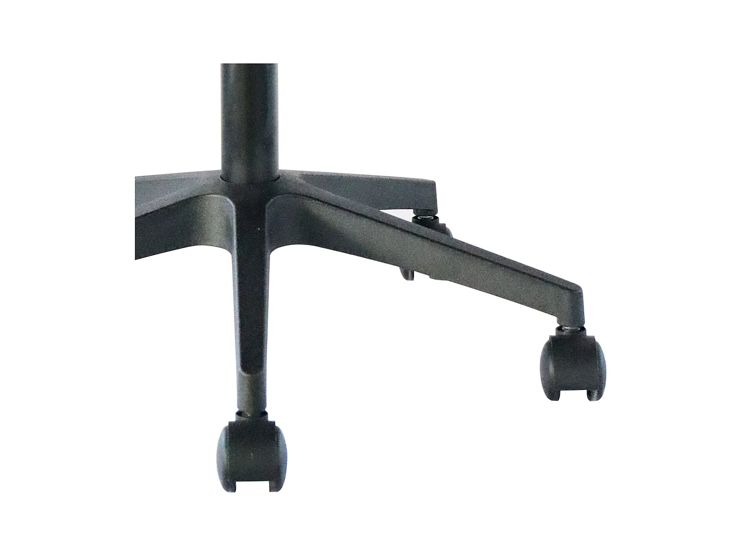 Cadeira de escritório - Giratória e regulável em altura - Tecido e tela - preta - MUNDUS