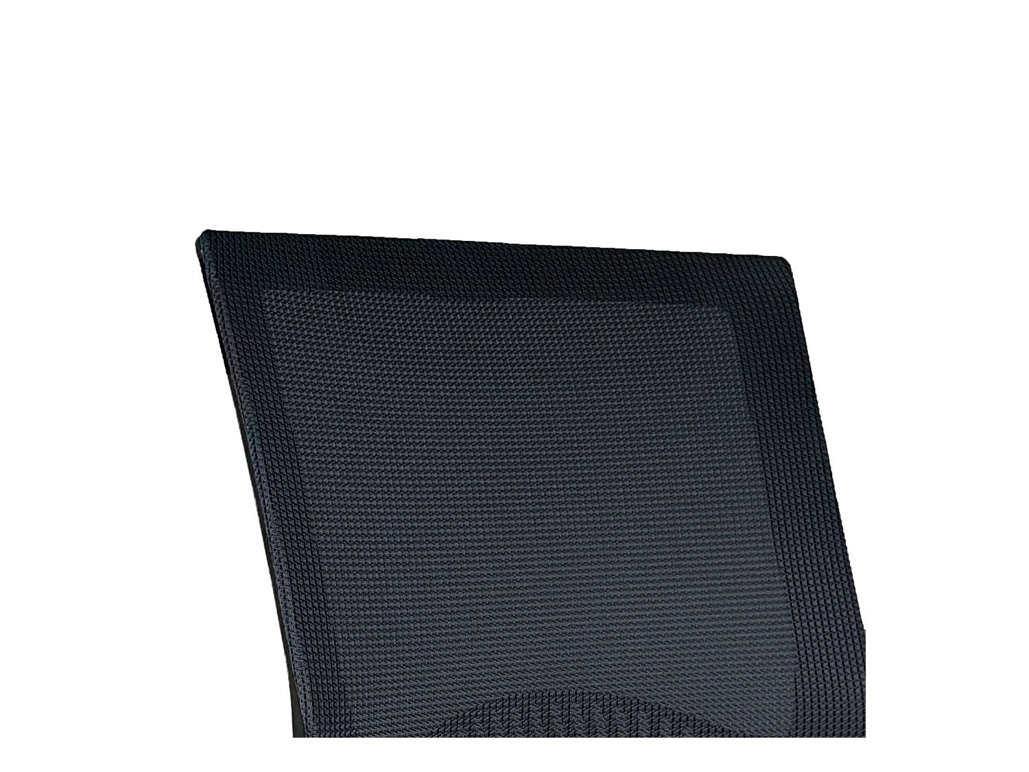 Chaise de bureau - Pivotante et réglable en hauteur - Tissu et résille - Noir - MUNDUS