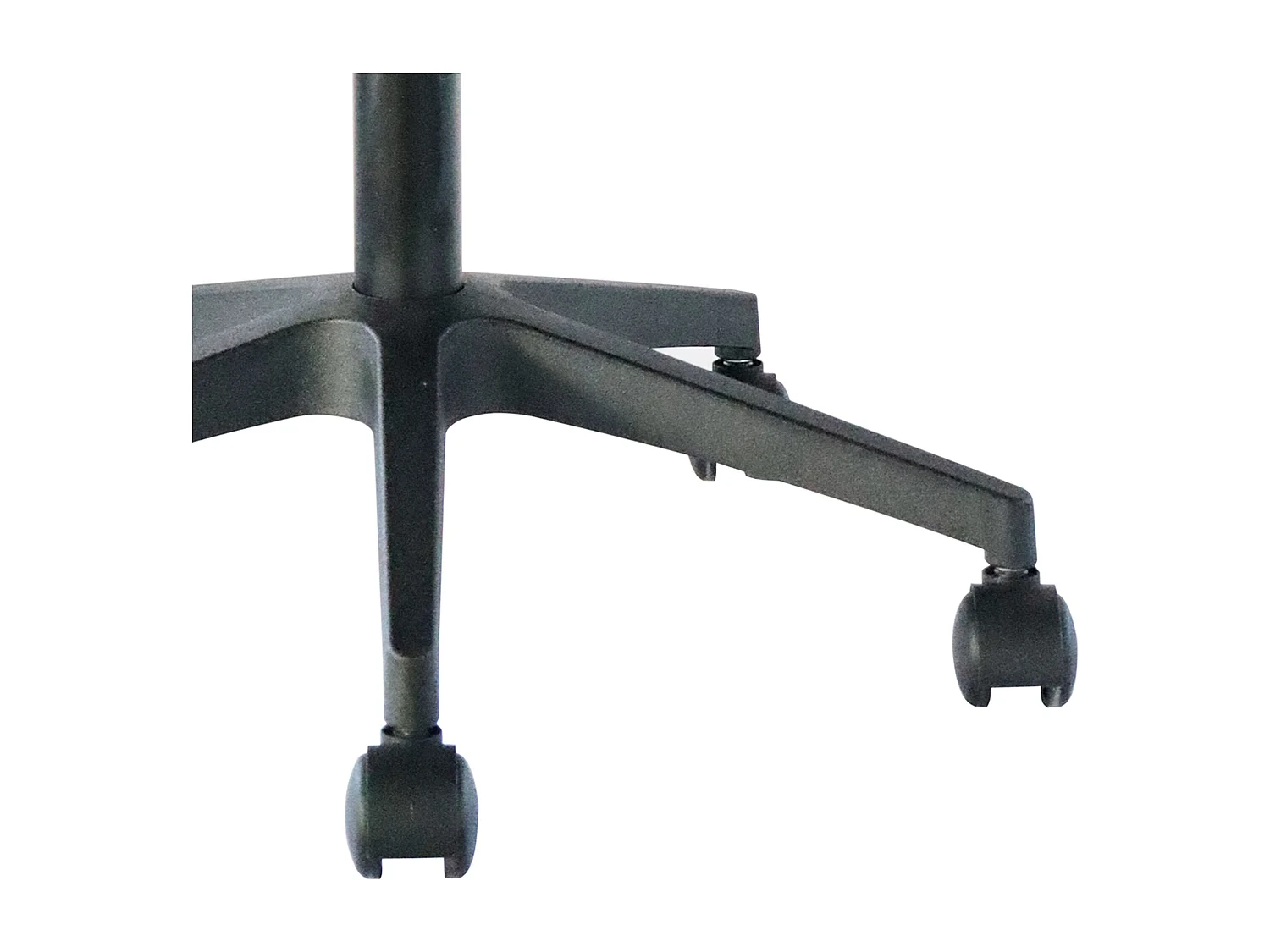 Chaise de bureau - Pivotante et réglable en hauteur - Tissu et résille - Noir - MUNDUS