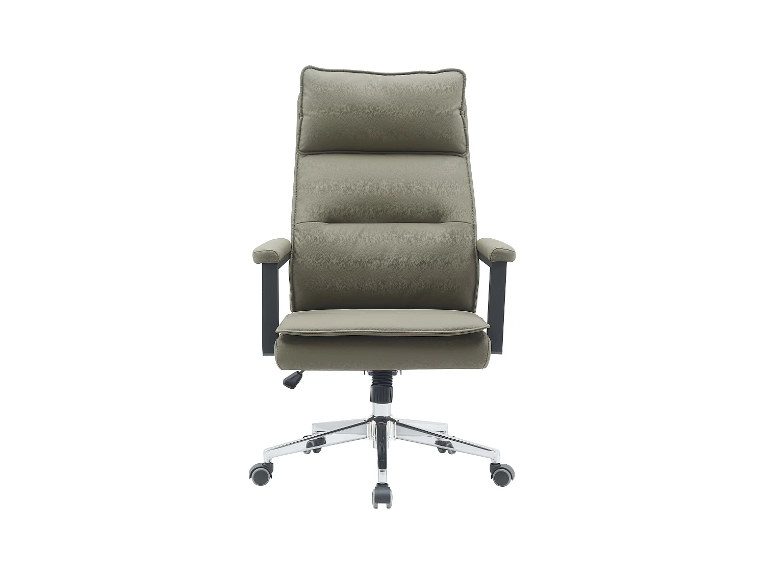 Bürostuhl - Drehbar und höhenverstellbar  - Kunstleder - braun - WILLYEM