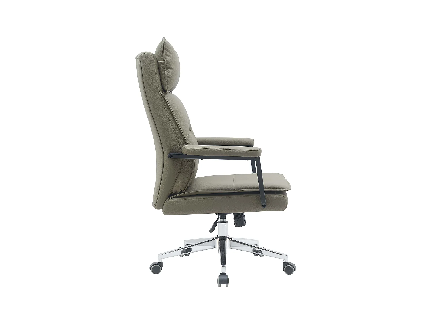 Bürostuhl - Drehbar und höhenverstellbar  - Kunstleder - braun - WILLYEM