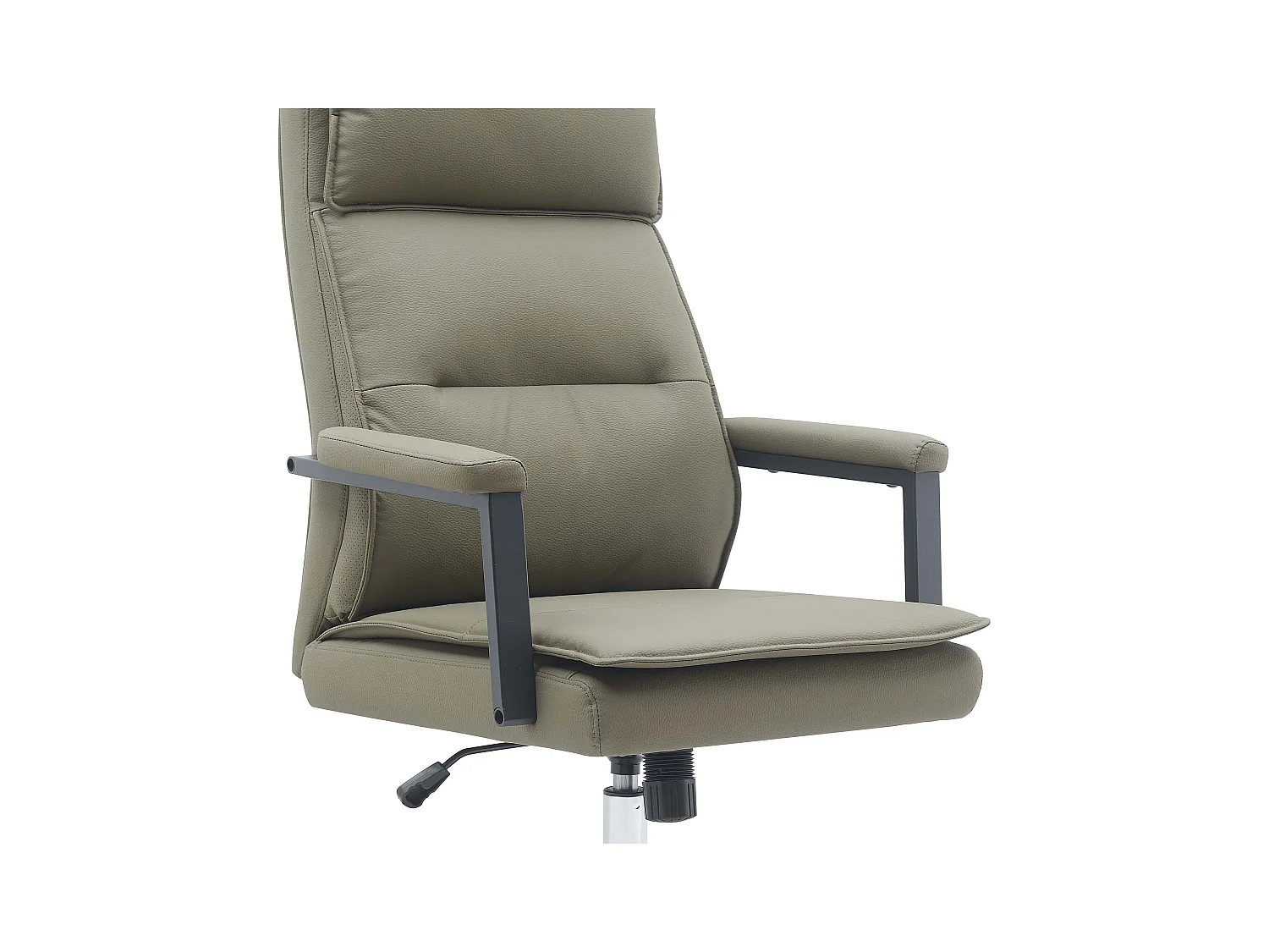 Bürostuhl - Drehbar und höhenverstellbar  - Kunstleder - braun - WILLYEM