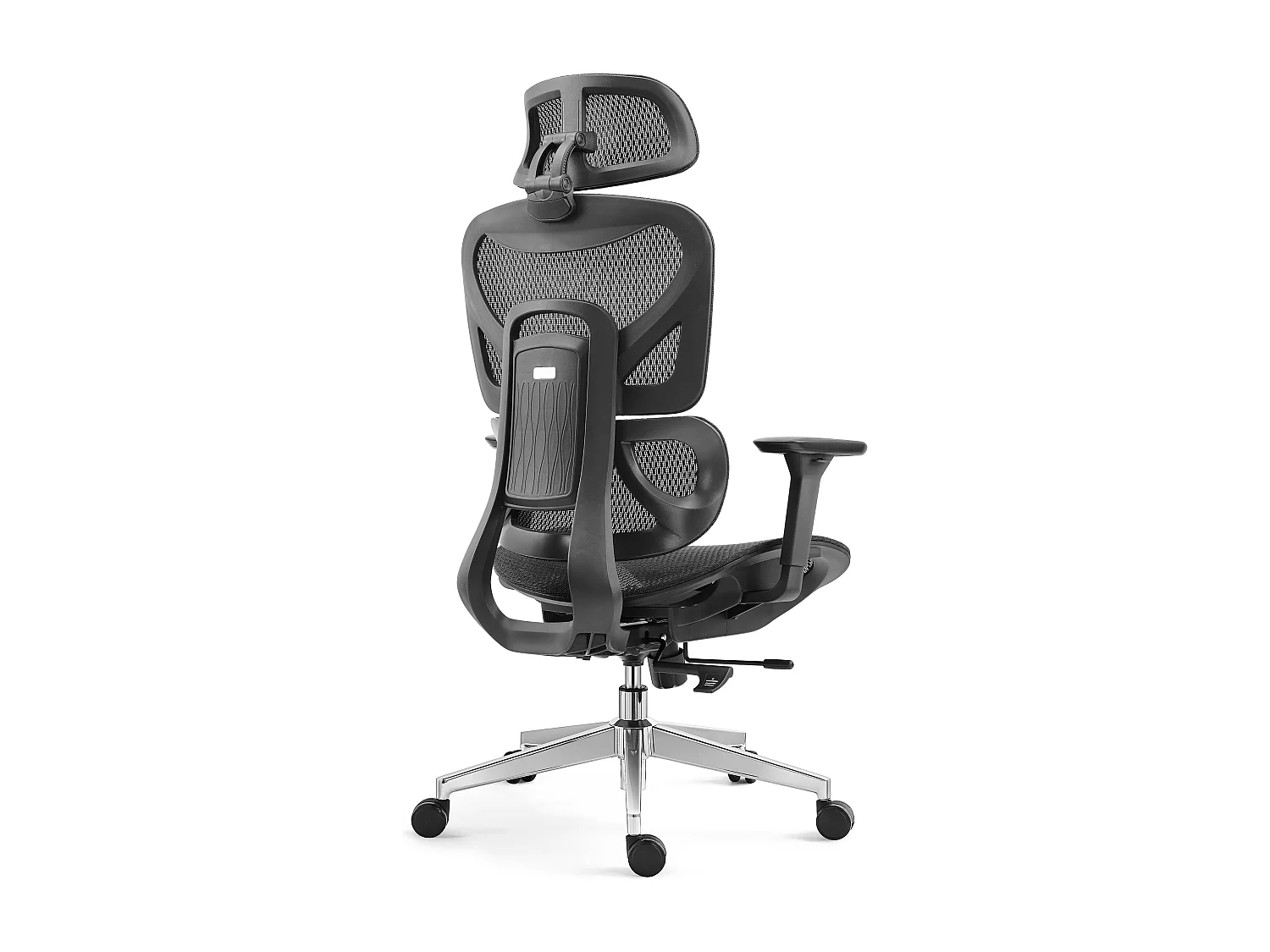 Bürostuhl - Drehbar und höhenverstellbar  - Kunststoff - Schwarz - TONITA